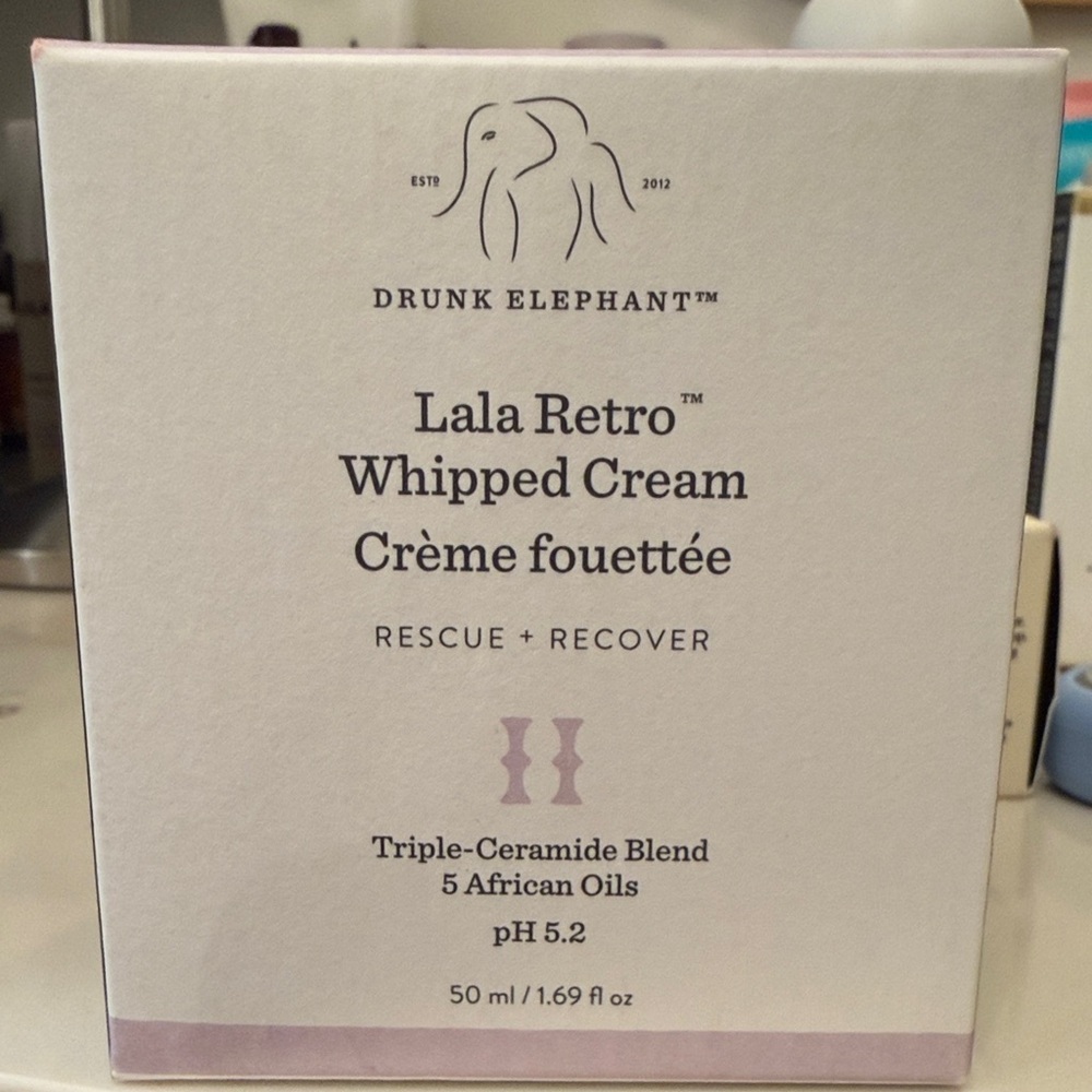 Drunk Elephant Lala Retro Whipped Cream with Triple-Ceramide
